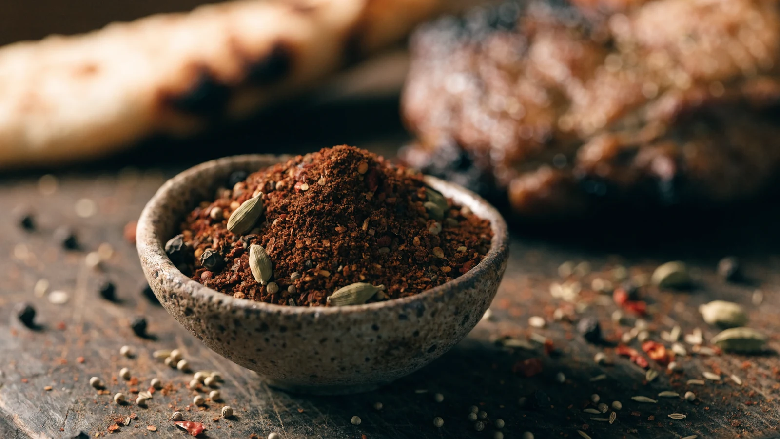 Äthiopischer Berbere Rub mit Chili, Koriander, Kreuzkümmel und Kardamom